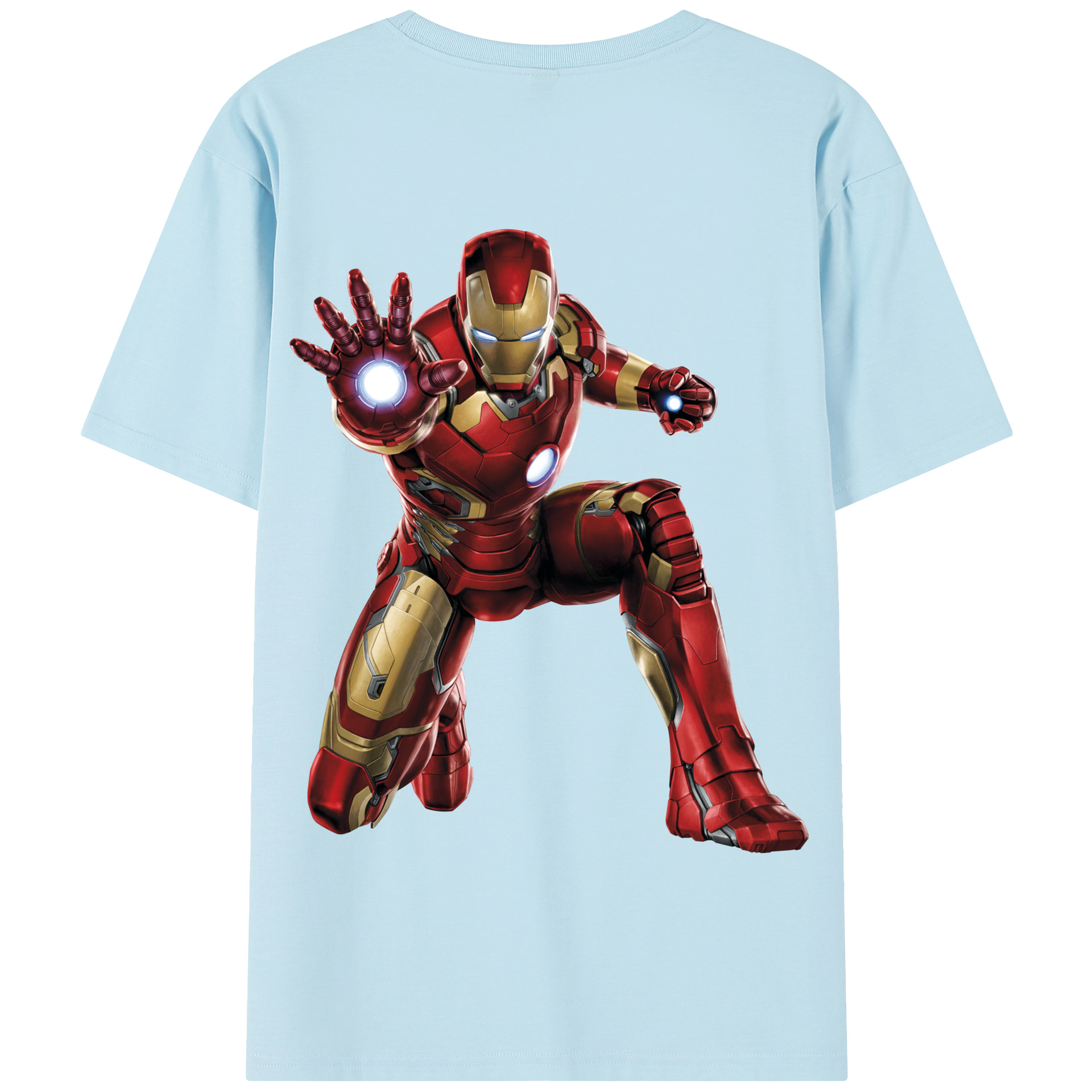 （画像用） アベンジャーズ The Avengers 綿100％半袖Tシャツ（背面プリント）